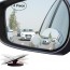 Ampper 4 Pack Upgrade 2" Blind Spot Mirrors, 360° Rotate + 30° Sway Adjustabe HD Glass Convex Wide Angle Rear View Car and Motorcycle Universal Fit Stick-On Lens