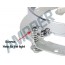 Ampper Round 7" LED headlight mounting bracket for harley Davidson Motorcycle