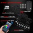 Ampper RGB LED Rock Lights with Bluetooth Control, Timing Function, Music Mode - Neon LED Underglow Light Kits for Car Offroad Boat Trail Rig Lamp (Waterproof, 8 Pods)