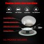 Ampper Blind Spot Mirror, 2" Round HD Glass Frameless Convex Rear View Mirror, Pack of 2