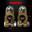 Ampper Brass Battery Terminal Connectors, Top Post Battery Terminals Clamp Set for Marine Car Boat RV Vehicles (1 Pair)
